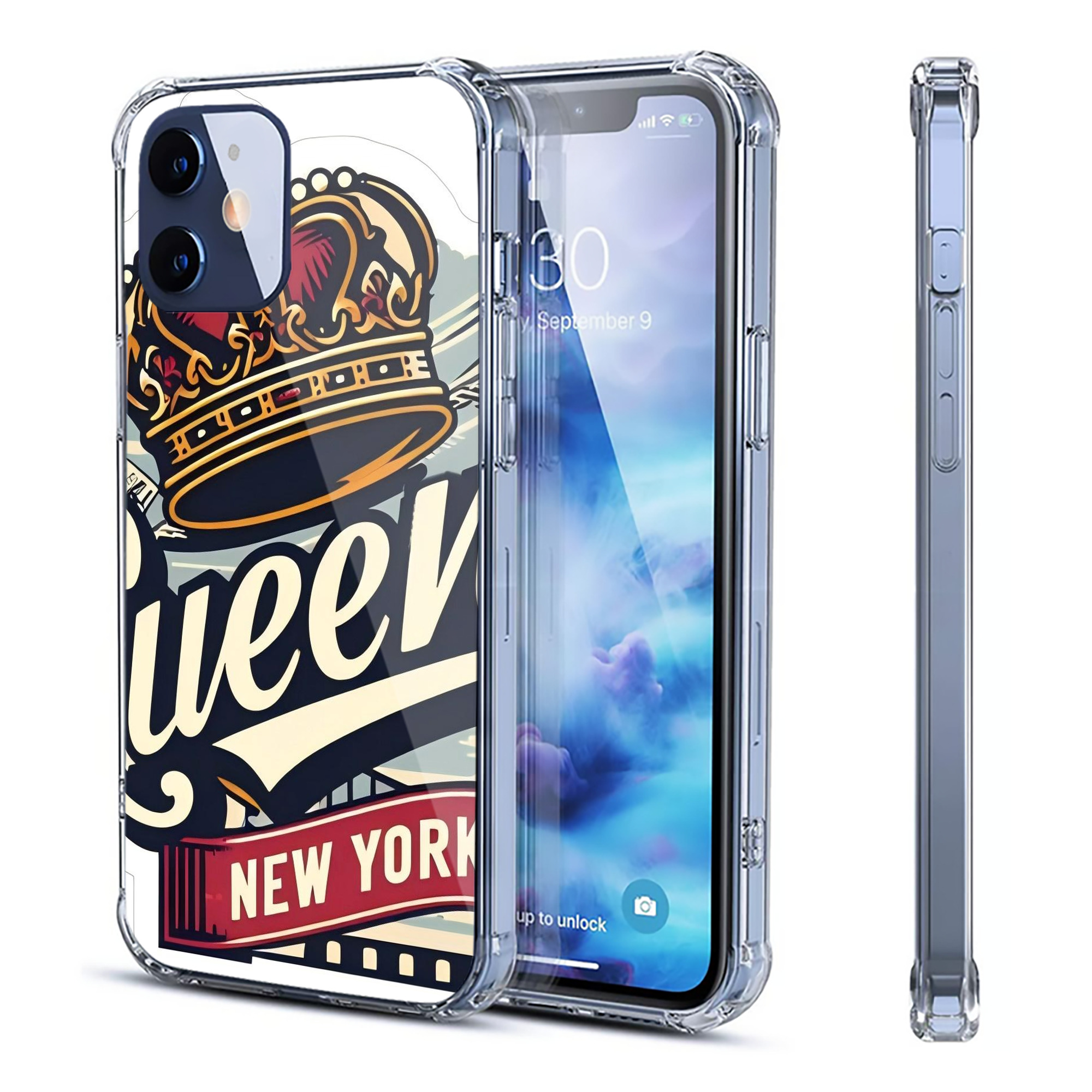 New York Yankees 248 Clear IPhone 12 Case – Soft TPU With UV Print – Enhanced Drop Protection, Precise Fit, Anti-Fingerprint, Customizable Design, Scratch-Resistant, Yellow-Resistant